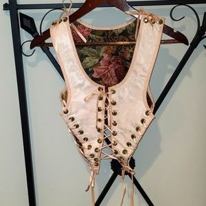Renaissance ☆ Halloween Costume ☆ Cosplay ☆ Festival - Overbust Reverse Corset